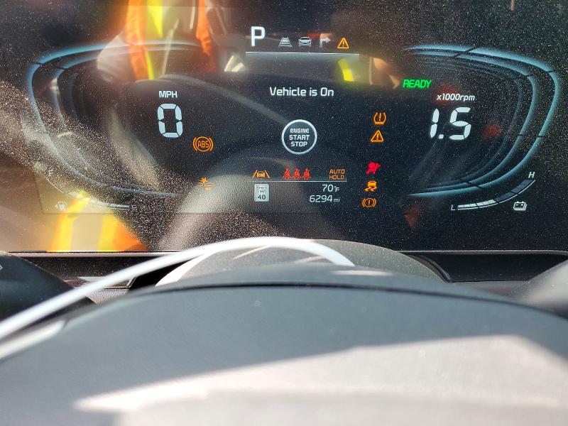 2025 Kia Niro VIN KNDCR3LEXS5239637 COPART salvage auction — FRONT END, CA - SALVAGE CERTIFICATE, sold $9,300 on 2026-07-22 (photo 9)