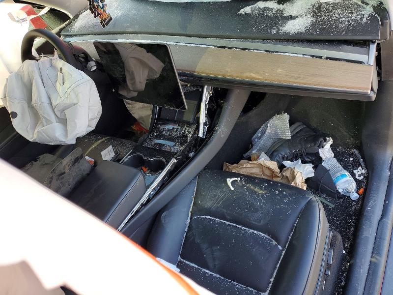 2021 Tesla VIN 5YJYGDEF3MF124595 COPART salvage auction — FRONT END, Ca - Salvage Certificate, sold $3,150 on 2026-07-09 (photo 8)