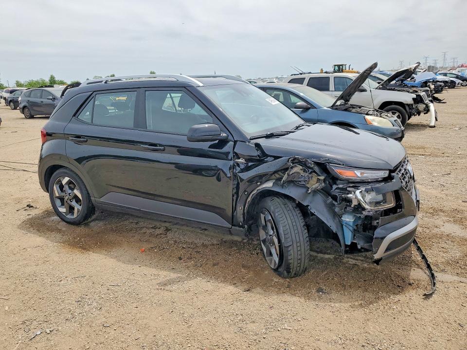 2022 Hyundai Venue VIN KMHRC8A35NU163275 COPART salvage auction — FRONT END, Il - Salvage Certificate, sold $2,850 on 2026-07-07 (photo 4)