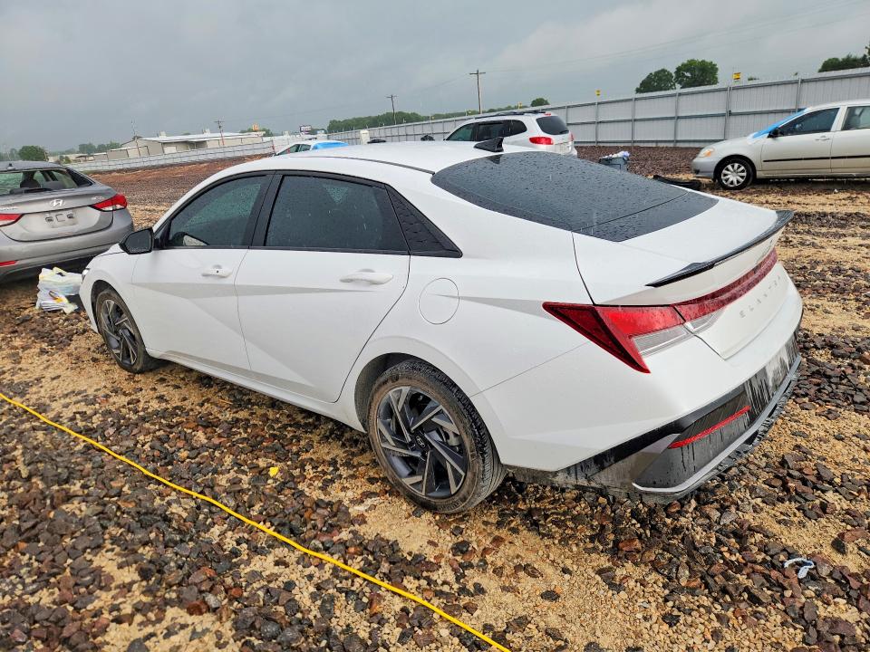 2025 Hyundai Elantra VIN KMHLM4DG7SU922868 COPART salvage auction — HAIL, Mo - Salvage Certificate Of Title, sold $100 on 2026-07-29 (photo 2)