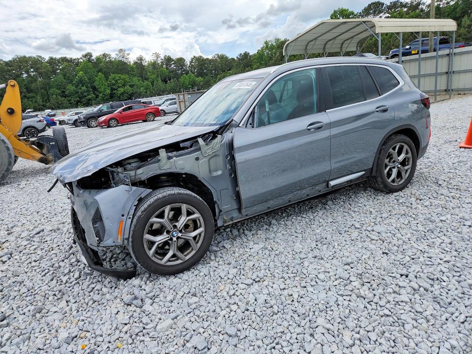 2023 BMW X3 VIN 5UX43DP09P9R57611 COPART salvage auction — FRONT END, Ga - Cert Of Title-Salvage, sold $6,100 on 2026-07-28 (photo 1)