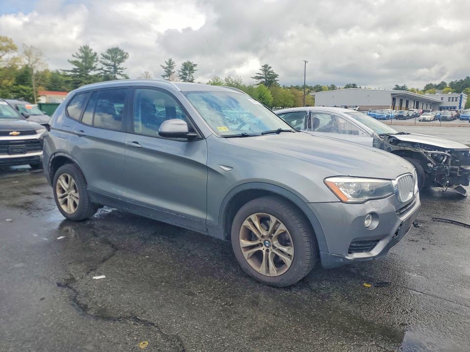 2015 BMW X3 VIN 5UXWX7C59F0K31895 COPART salvage auction — REAR END, Wv - Salvage Certificate, sold $725 on 2026-07-03 (photo 4)