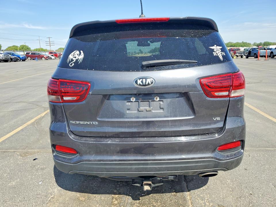 2019 Kia Sorento VIN 5XYPG4A51KG468313 COPART salvage auction — FRONT END, Id - Salvage Certificate Of Title, sold $2,150 on 2026-07-09 (photo 6)