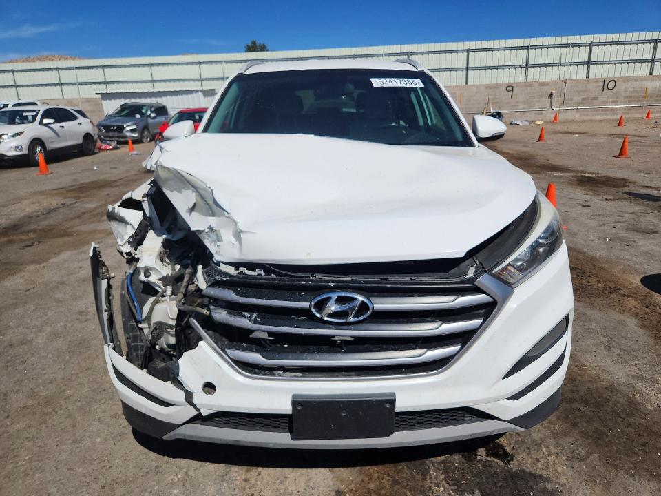 2017 Hyundai Tucson VIN KM8J33A23HU514678 COPART salvage auction — FRONT END, Nm - Cert Of Title-Salvage, sold $1,800 on 2026-07-13 (photo 5)