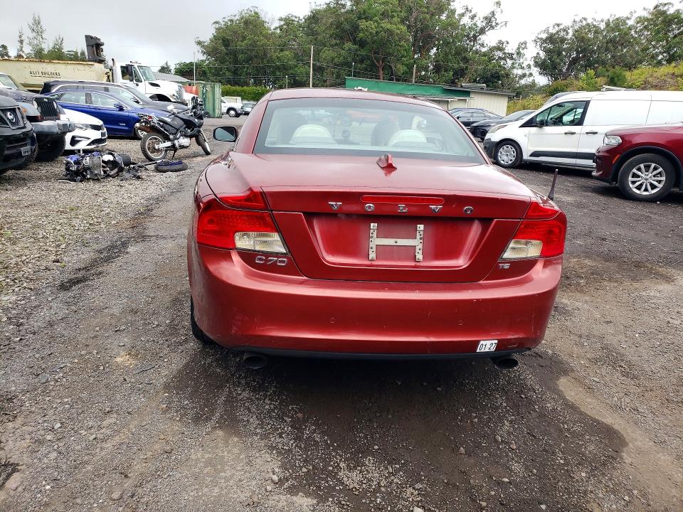 2011 Volvo C70 VIN YV1672MC5BJ110362 COPART salvage auction — VANDALISM, Hi - Certificate Of Title, sold $1 on 2026-07-20 (photo 6)