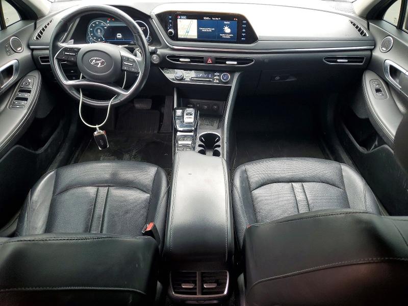 2021 Hyundai Sonata VIN 5NPEH4J25MH099686 COPART salvage auction — SIDE, Tx - Salvage Vehicle Title, sold $7,500 on 2026-07-16 (photo 8)