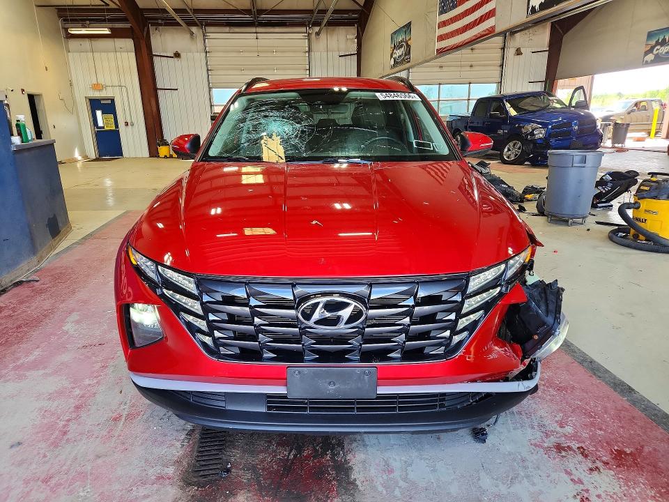 2022 Hyundai Tucson VIN 5NMJBCAE6NH088733 COPART salvage auction — FRONT END, Ny - Mv-907A Salvage Certificate, sold $3,700 on 2026-07-02 (photo 5)