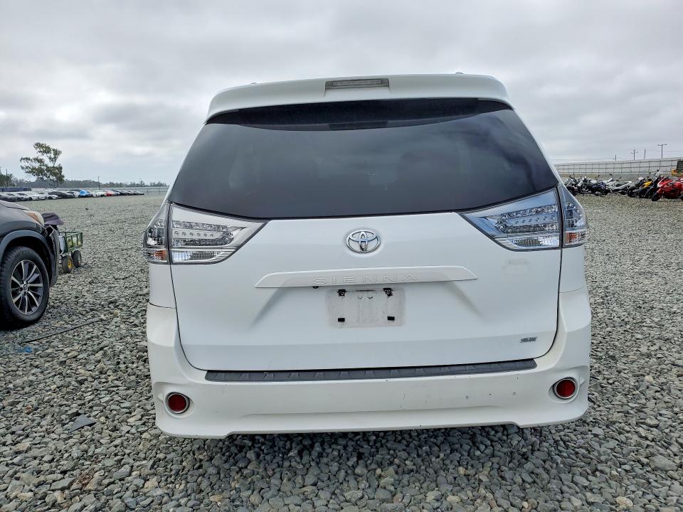 2015 Toyota Sienna VIN 5TDXK3DC8FS586967 COPART salvage auction — SIDE, Ca - Salvage Certificate, sold $3,100 on 2026-07-15 (photo 6)