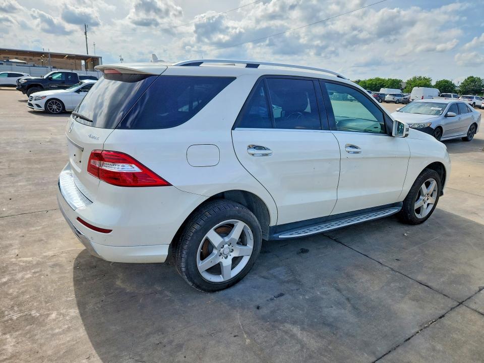 2013 Mercedes-benz M-klasse VIN 4JGDA7DB4DA100925 COPART salvage auction — NORMAL WEAR, Tx - Certificate Of Title, sold $7,800 on 2026-07-09 (photo 3)