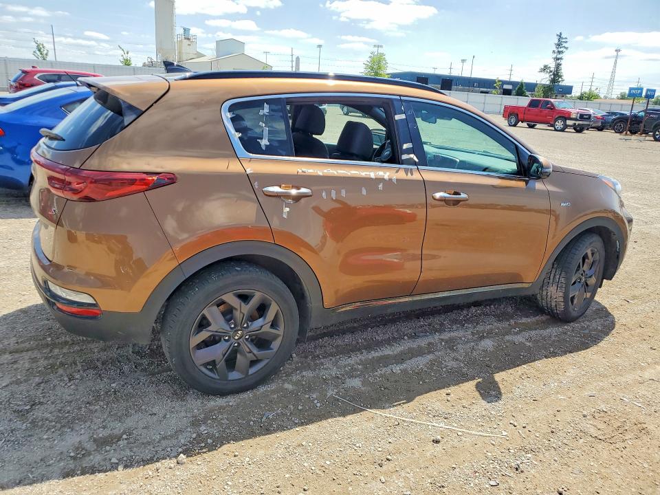2020 Kia VIN KNDP6CAC8L7637835 COPART salvage auction — HAIL, Ia - Cert Of Title-Salvage Title, sold $3,400 on 2026-07-08 (photo 3)