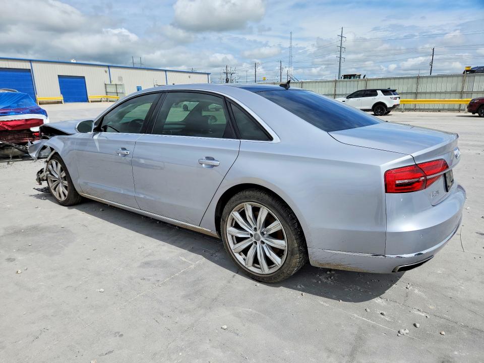 2016 Audi A8 VIN WAU34AFDXGN012300 COPART salvage auction — FRONT END, Tx - Salvage Vehicle Title, sold $1,750 on 2026-07-10 (photo 2)