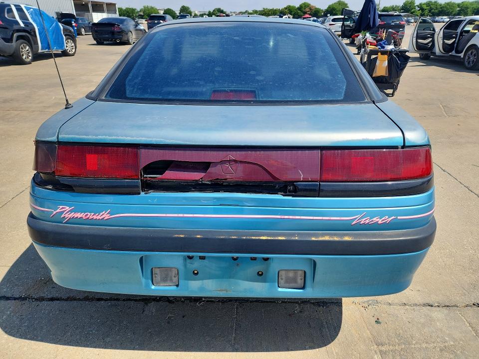 1991 Plymouth Laser VIN 4P3CS34T0ME146886 COPART salvage auction — REAR END, Tx - Certificate Of Title, sold $175 on 2026-07-02 (photo 6)