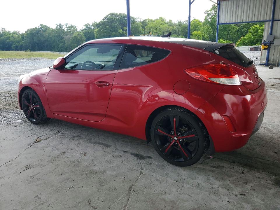 2016 Hyundai Veloster VIN KMHTC6AD3GU253501 COPART salvage auction — FRONT END, Ga - Cert Of Title-Salvage, sold $775 on 2026-07-09 (photo 2)