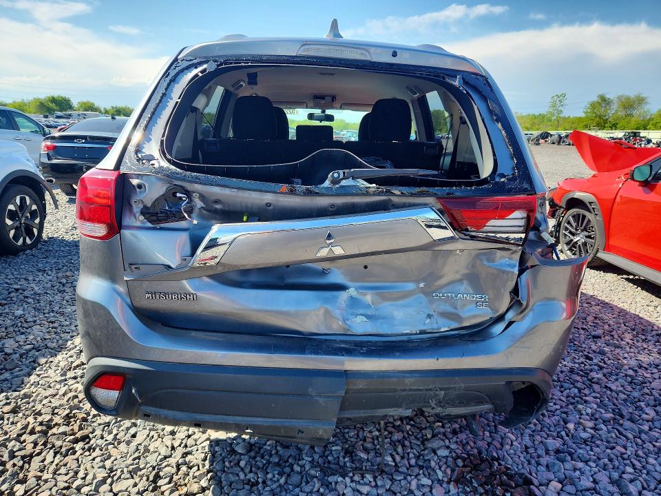 2017 Mitsubishi Outlander VIN JA4AZ3A38HZ045614 COPART salvage auction — REAR END, Il - Salvage Certificate, sold $2,150 on 2026-07-27 (photo 6)