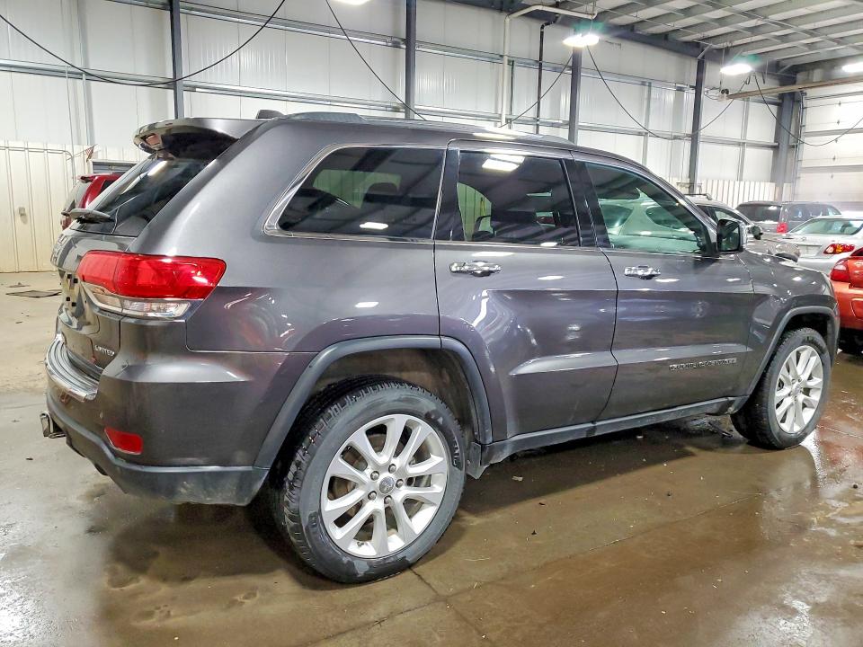2017 Jeep VIN 1C4RJFBGXHC841755 COPART salvage auction — HAIL, Mn - Cert Of Title-Salvage, sold $2,950 on 2026-06-30 (photo 3)
