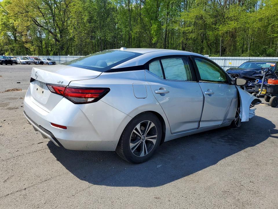 2022 Nissan Sentra VIN 3N1AB8CV8NY221978 COPART salvage auction — FRONT END, Md - Cert Of Salvage > 75% Damage, sold $125 on 2026-07-28 (photo 3)