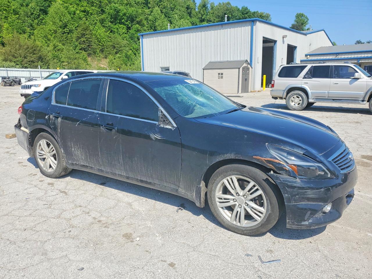 2013 Infiniti G VIN JN1CV6ARXDM750604 COPART salvage auction — Rear End, WV - SALVAGE CERTIFICATE, sold $1,850 on 2026-05-28 (photo 4)