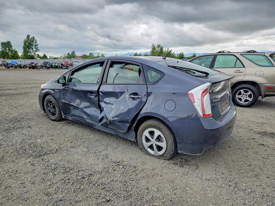 2014 Toyota Prius VIN JTDKN3DU8E0384464 COPART salvage auction — SIDE, Or - Salvage Title Certificate, sold $2,950 on 2026-07-28 (photo 2)