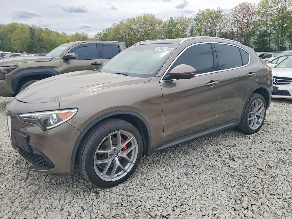 2019 Alfa romeo Stelvio VIN ZASPAKBN7K7C34217 COPART salvage auction — FRONT END, Ma - Cert Of Title-Salvage, sold $2,900 on 2026-07-06 (photo 1)