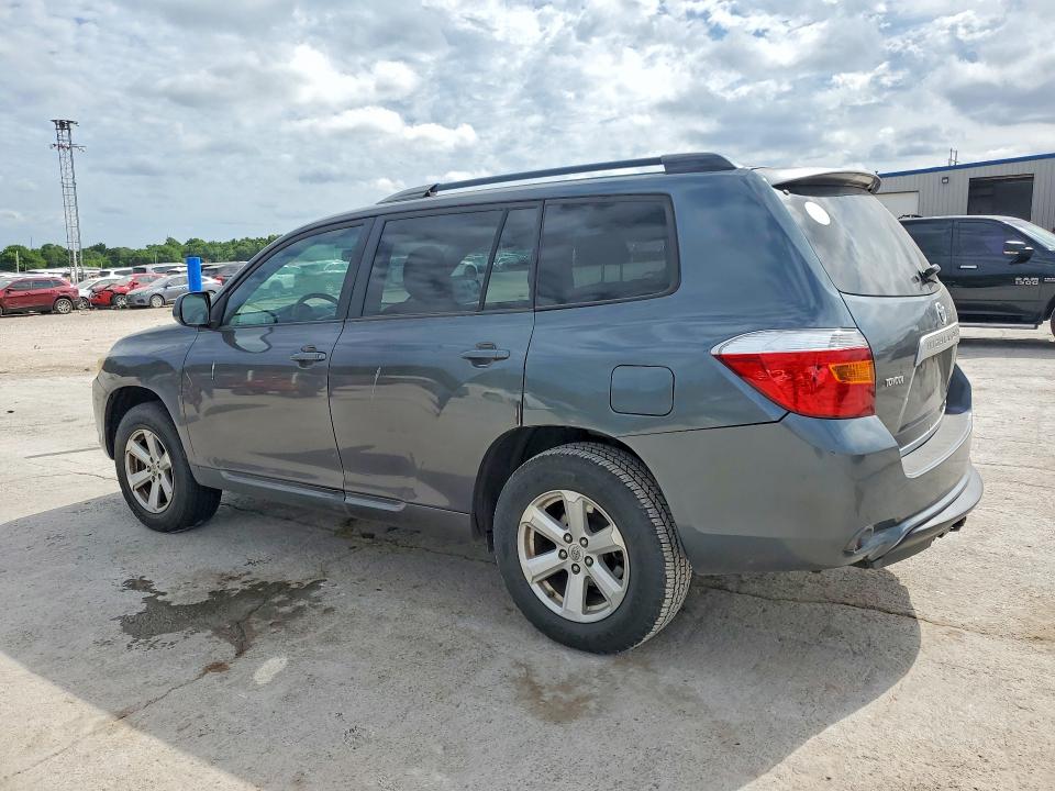 2010 Toyota Highlander VIN 5TDKK3EH6AS022201 COPART salvage auction — HAIL, Ok - Cert Of Title-Salvage, sold $3,950 on 2026-07-16 (photo 2)