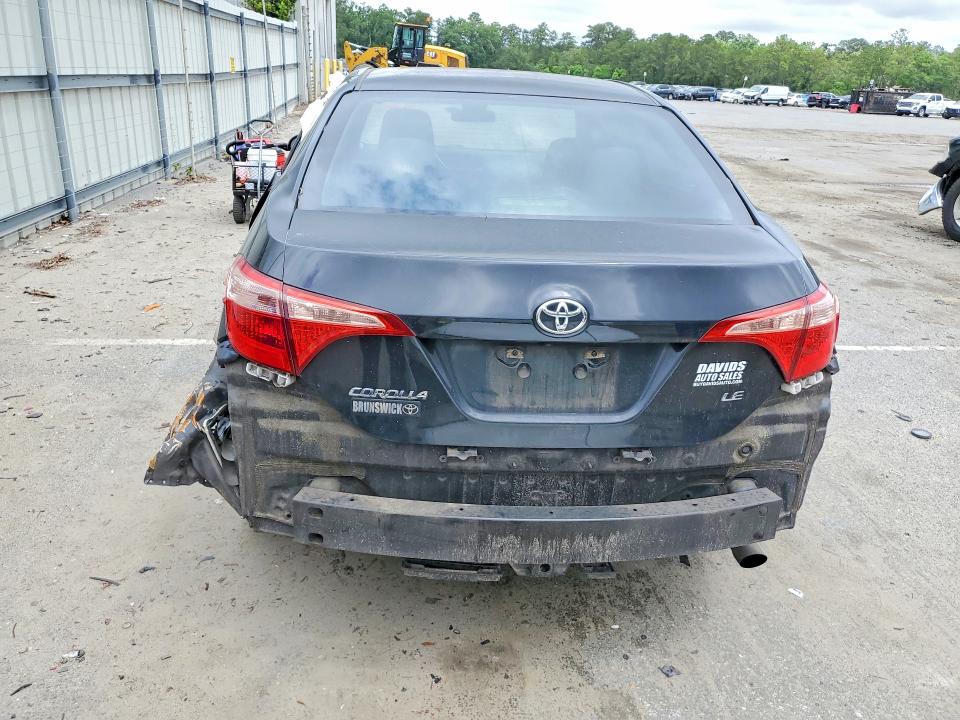 2018 Toyota Corolla VIN 5YFBURHE4JP833809 COPART salvage auction — REAR END, Ga - Cert Of Title-Salvage, sold $3,050 on 2026-07-23 (photo 6)