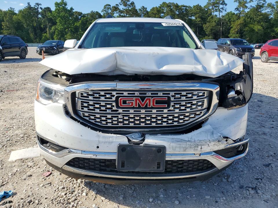 2018 Gmc Acadia VIN 1GKKNXLS1JZ225710 COPART salvage auction — FRONT END, Tx - Salvage Vehicle Title, sold $4,100 on 2026-07-03 (photo 5)