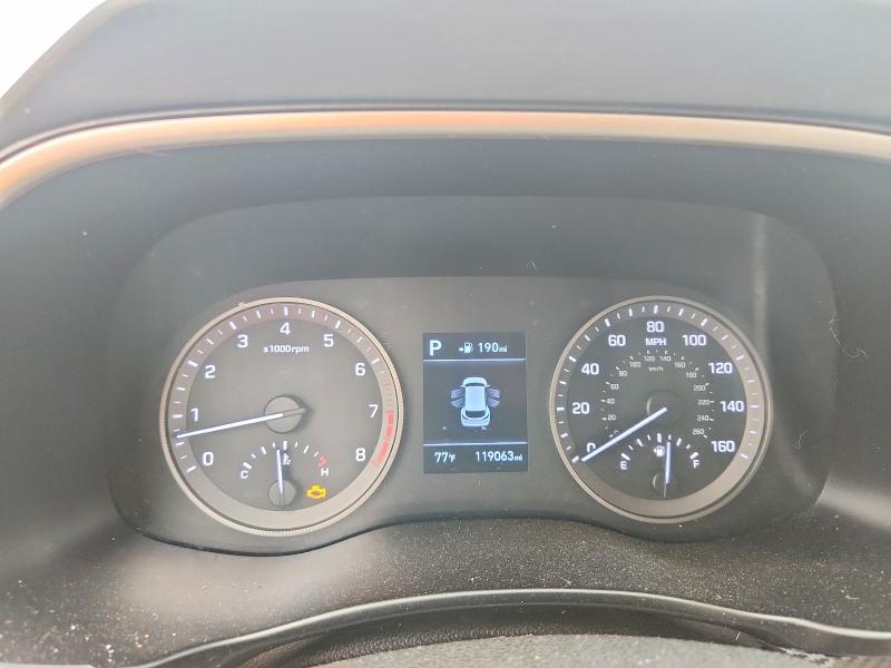 2019 Hyundai Tucson VIN KM8J2CA46KU879481 COPART salvage auction — HAIL, Mo - Salvage Certificate Of Title, sold $2,800 on 2026-07-04 (photo 9)