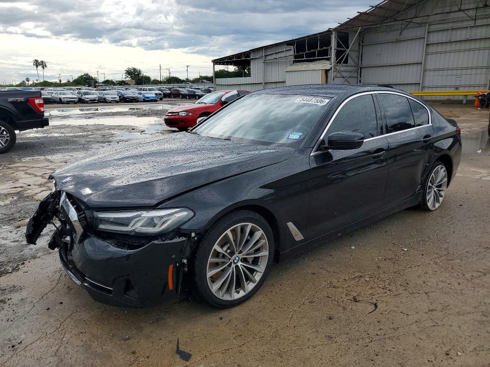 2021 BMW 5er VIN WBA53BH07MCF26420 COPART salvage auction — FRONT END, Id - Salvage Certificate Of Title, sold $11,800 on 2026-08-04 (photo 1)