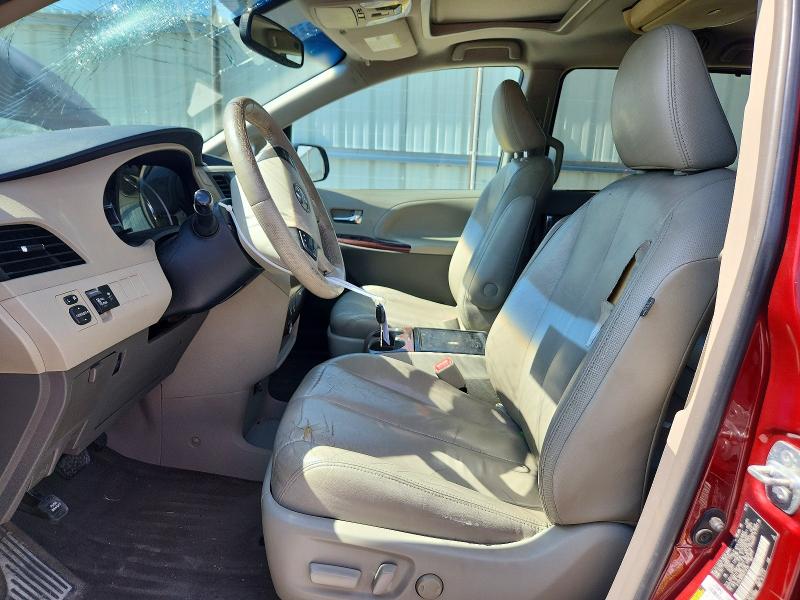 2013 Toyota Sienna VIN 5TDYK3DC9DS316194 COPART salvage auction — FRONT END, Tx - Salvage Vehicle Title, sold $2,650 on 2026-07-21 (photo 7)