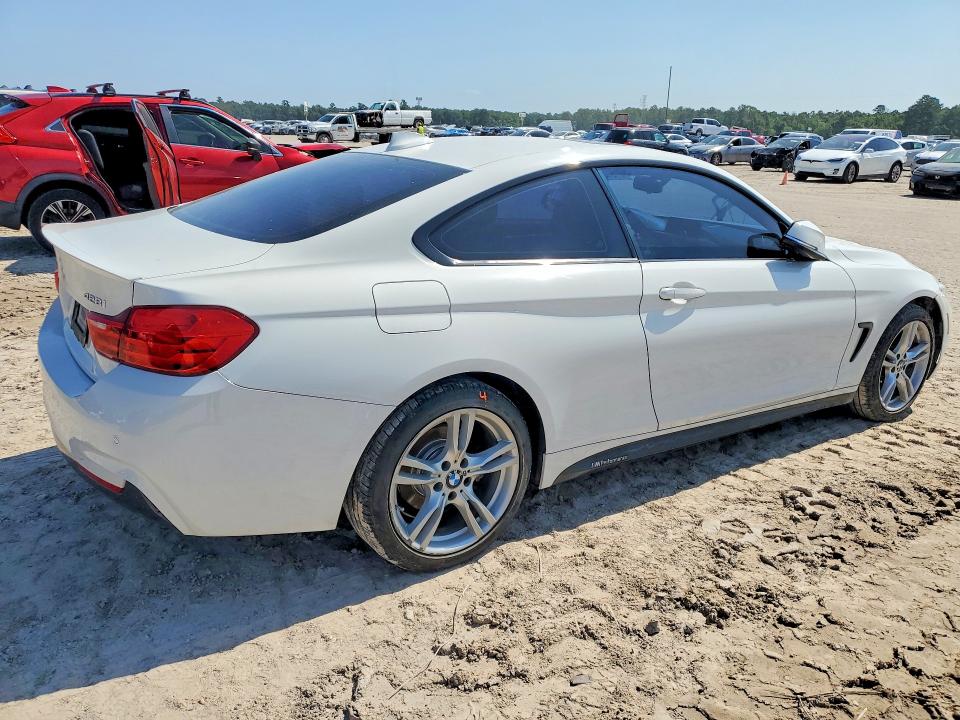 2015 BMW 4er VIN WBA3N5C51FK484838 COPART salvage auction — SIDE, TX - SALVAGE VEHICLE TITLE (P), sold $2,000 on 2026-07-31 (photo 3)