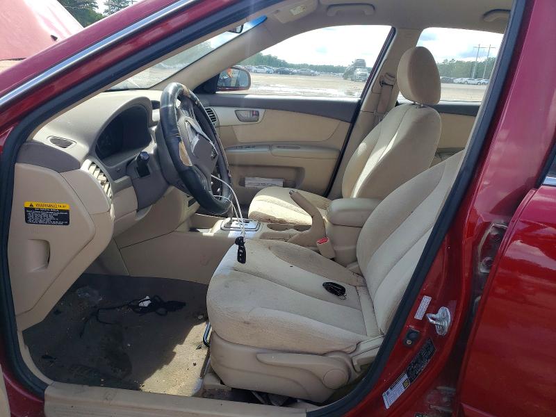 2008 Kia Optima VIN KNAGE123385259199 COPART salvage auction — FRONT END, Ks - Non Public Clean Title, sold $250 on 2026-07-10 (photo 7)