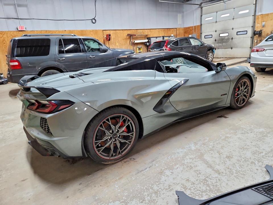 2024 Chevrolet Corvette stingray VIN 1G1YC3D47R5119729 COPART salvage auction — WATER/FLOOD, Mi - Cert Of Title-Flood Vehicle, sold $35,500 on 2026-07-02 (photo 3)