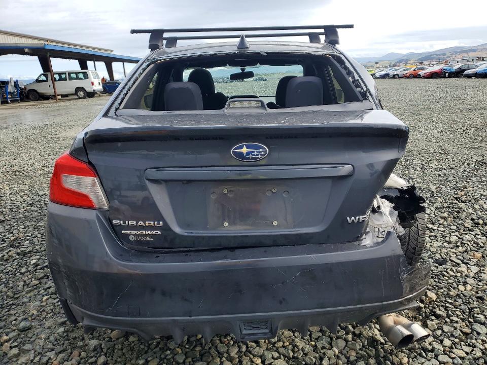 2019 Subaru Wrx VIN JF1VA1C6XK9805677 COPART salvage auction — REAR END, Ca - Salvage Certificate, sold $2,550 on 2026-07-02 (photo 6)