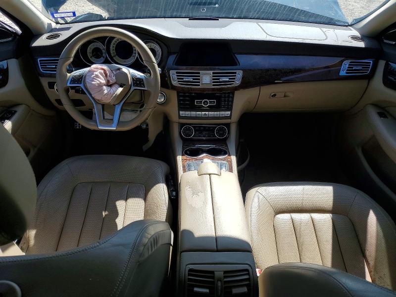 2014 Mercedes-benz Cls-klasse VIN WDDLJ7DB9EA122801 COPART salvage auction — FRONT END, Tx - Salvage Vehicle Title, sold $950 on 2026-08-13 (photo 8)