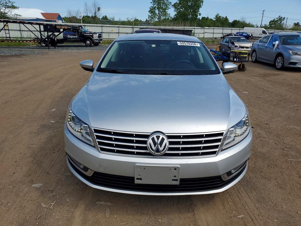 2013 Volkswagen Passat cc VIN WVWBP7ANXDE529150 COPART salvage auction — HAIL, Oh - Cert Of Title-Salvage, sold $2,050 on 2026-07-09 (photo 5)