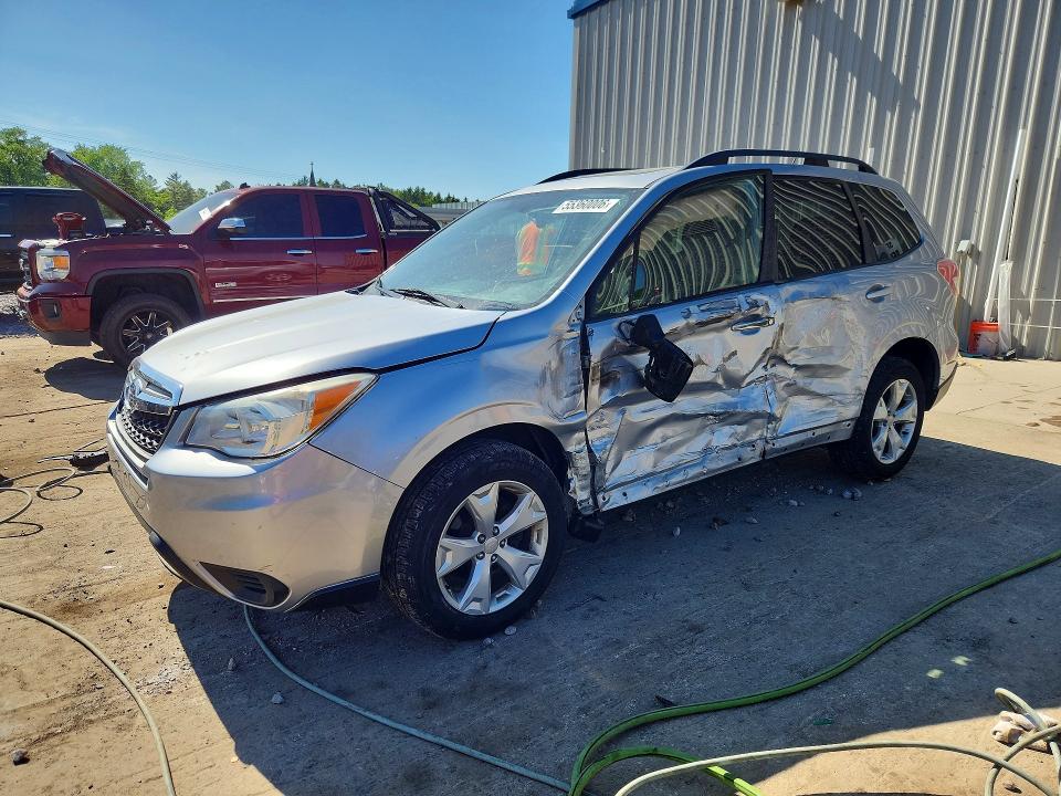 2015 Subaru Forester VIN JF2SJADC2FH489402 COPART salvage auction — SIDE, Wi - Junked Vehicle Bill Of Sale, sold $1,700 on 2026-07-20 (photo 1)