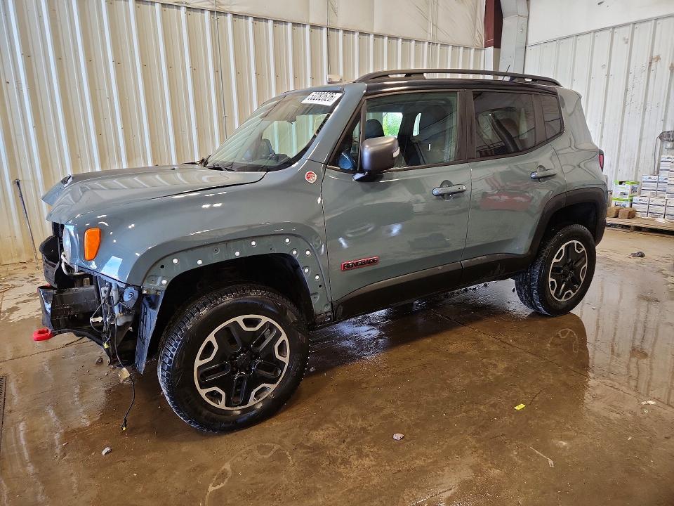 2016 Jeep VIN ZACCJBCT2GPD99428 COPART salvage auction — FRONT END, Wi - Junked Vehicle Bill Of Sale, sold $450 on 2026-07-20 (photo 1)