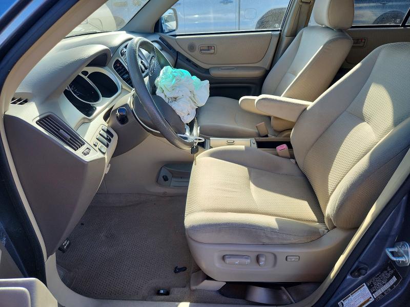 2004 Toyota Highlander VIN JTEDP21A040035445 COPART salvage auction — FRONT END, Ut - Salvage Certificate, sold $1,250 on 2026-07-31 (photo 7)