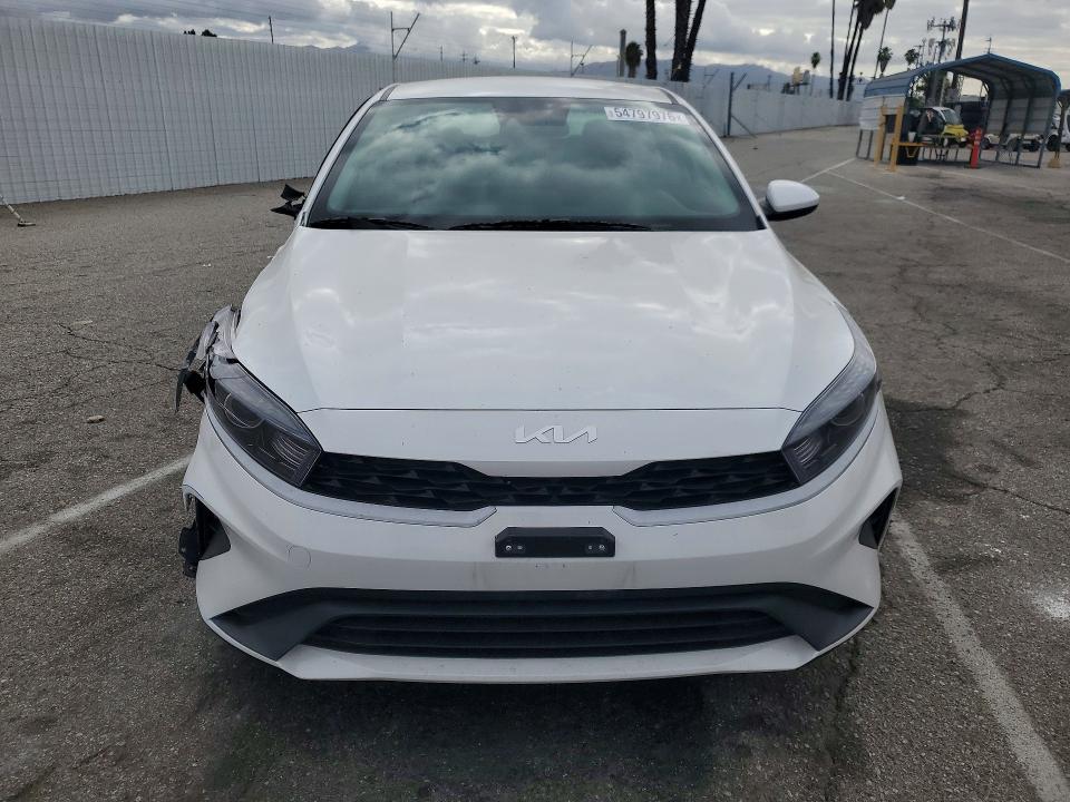 2024 Kia Forte VIN 3KPF24AD4RE799458 COPART salvage auction — FRONT END, Ca - Salvage Certificate, sold $4,250 on 2026-07-02 (photo 5)