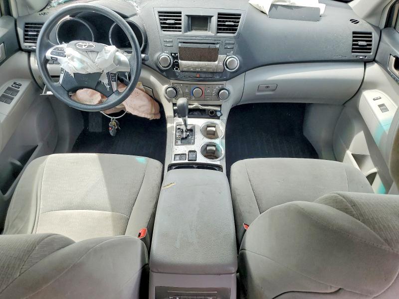 2012 Toyota Highlander VIN 5TDBK3EH2CS097450 COPART salvage auction — FRONT END, Il - Salvage Certificate, sold $1,000 on 2026-07-14 (photo 8)