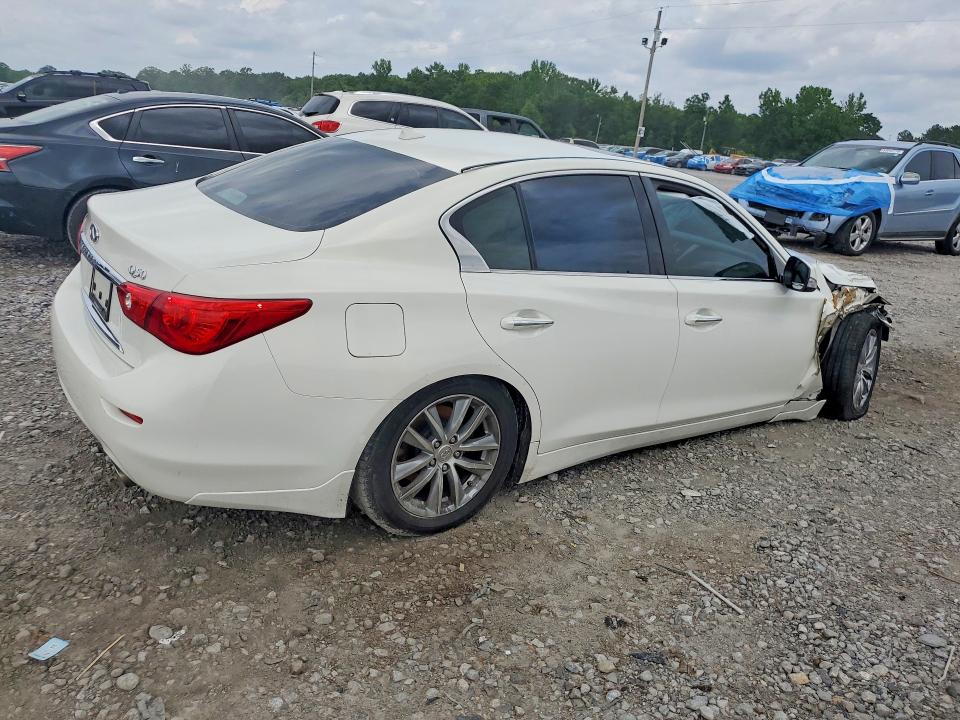 2015 Infiniti VIN JN1BV7AP8FM340824 COPART salvage auction — FRONT END, Al - Cert Of Title-Salvage Title, sold $1,750 on 2026-07-16 (photo 3)