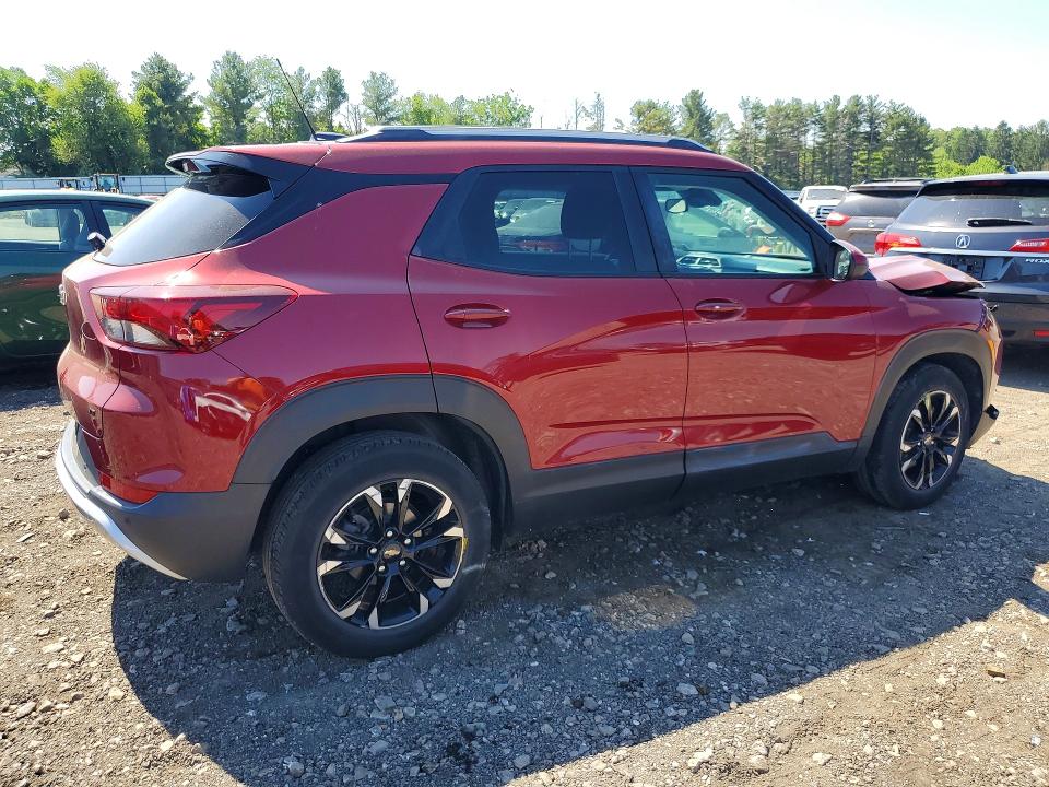 2021 Chevrolet Trailblazer VIN KL79MPS25MB094418 COPART salvage auction — FRONT END, Md - Cert Of Salvage > 75% Damage, sold $3,100 on 2026-07-20 (photo 3)
