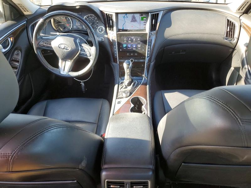 2019 Infiniti Q50 VIN JN1EV7AP8KM514981 COPART salvage auction — FRONT END, Ca - Salvage Certificate, sold $4,800 on 2026-07-16 (photo 8)