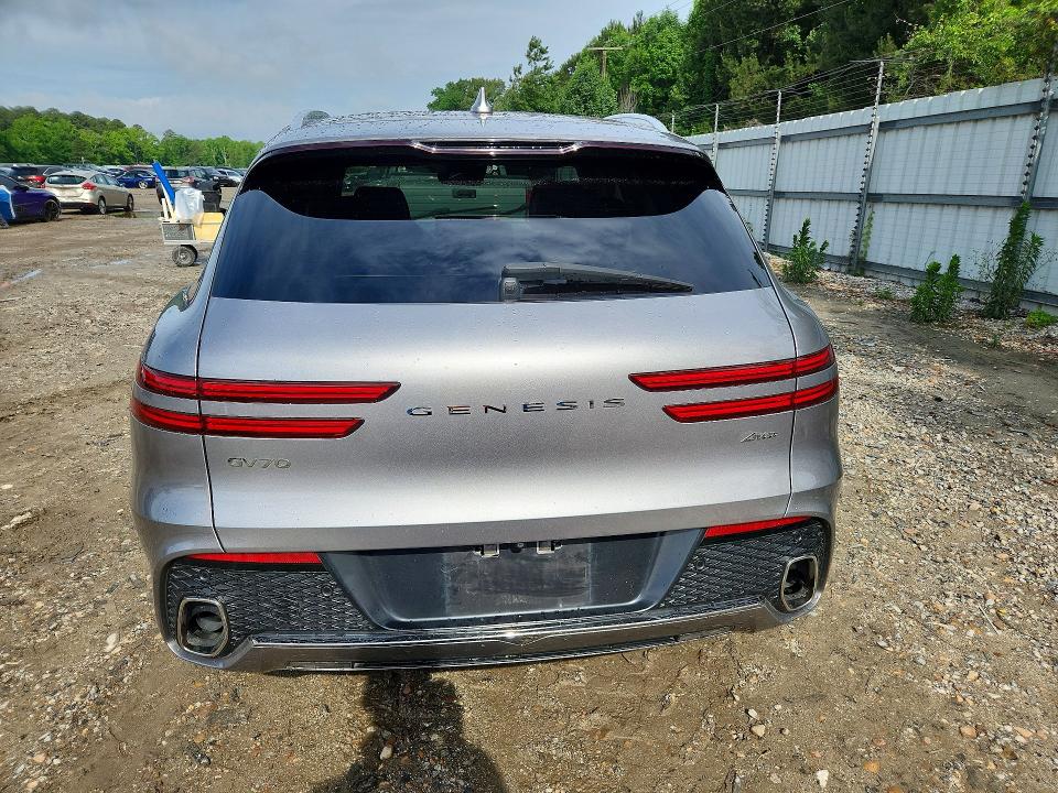 2022 Genesis Gv70 VIN KMUMADTB6NU025646 COPART salvage auction — FRONT END, Va - Cert Of Title - Salvage, sold $10,300 on 2026-07-28 (photo 6)