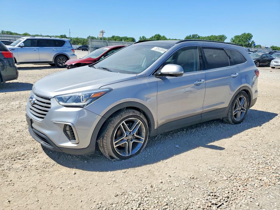 2017 Hyundai Santa fe VIN KM8SRDHFXHU172681 COPART salvage auction — UNDERCARRIAGE, Ks - Cert Of Title-Salvage, sold $100 on 2026-07-30 (photo 1)