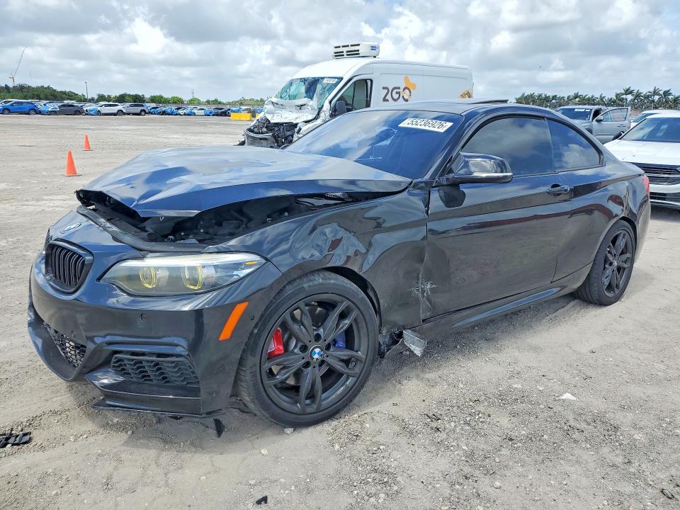 2019 BMW M2 VIN WBA2J7C56KVD61079 COPART salvage auction — FRONT END, Fl - Cert Of Title Slvg Rebuildable, sold $3,800 on 2026-07-08 (photo 1)