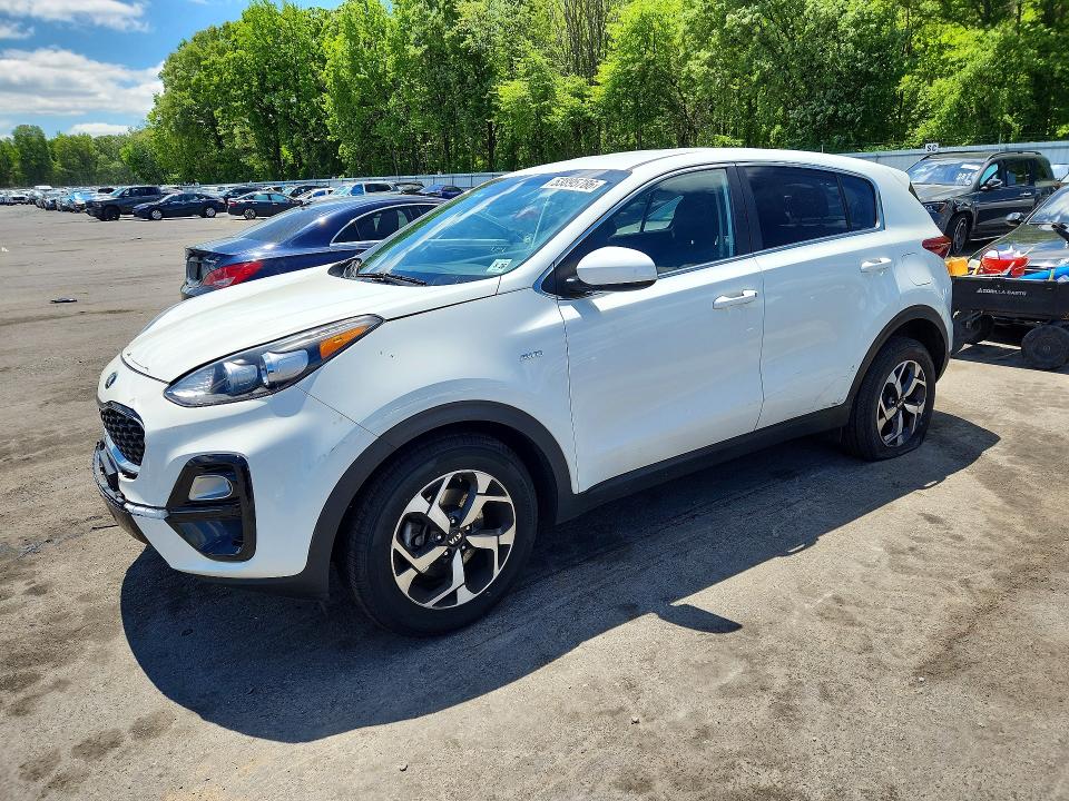 2021 Kia Sportage VIN KNDPMCAC7M7897747 COPART salvage auction — FRONT END, NJ - CERT OF TITLE-SALVAGE, sold $1,650 on 2026-07-28 (photo 1)