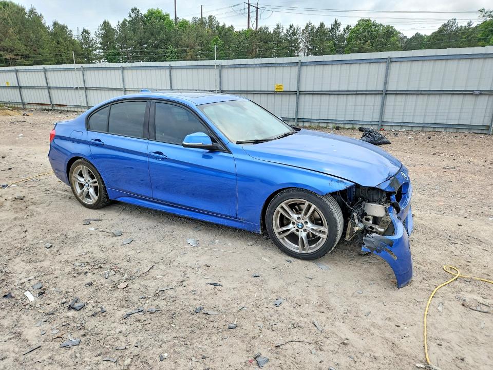 2013 BMW 3er VIN WBA3A5C55DF350349 COPART salvage auction — FRONT END, Va - Cert Of Title - Salvage, sold $1,400 on 2026-08-10 (photo 4)