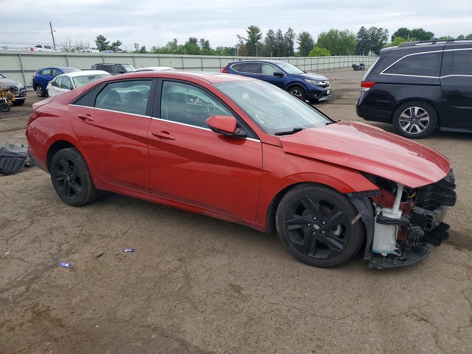 2021 Hyundai Elantra VIN KMHLP4AG1MU066224 COPART salvage auction — SIDE, PA - CERTIFICATE OF SALVAGE, sold $2,300 on 2026-07-09 (photo 4)