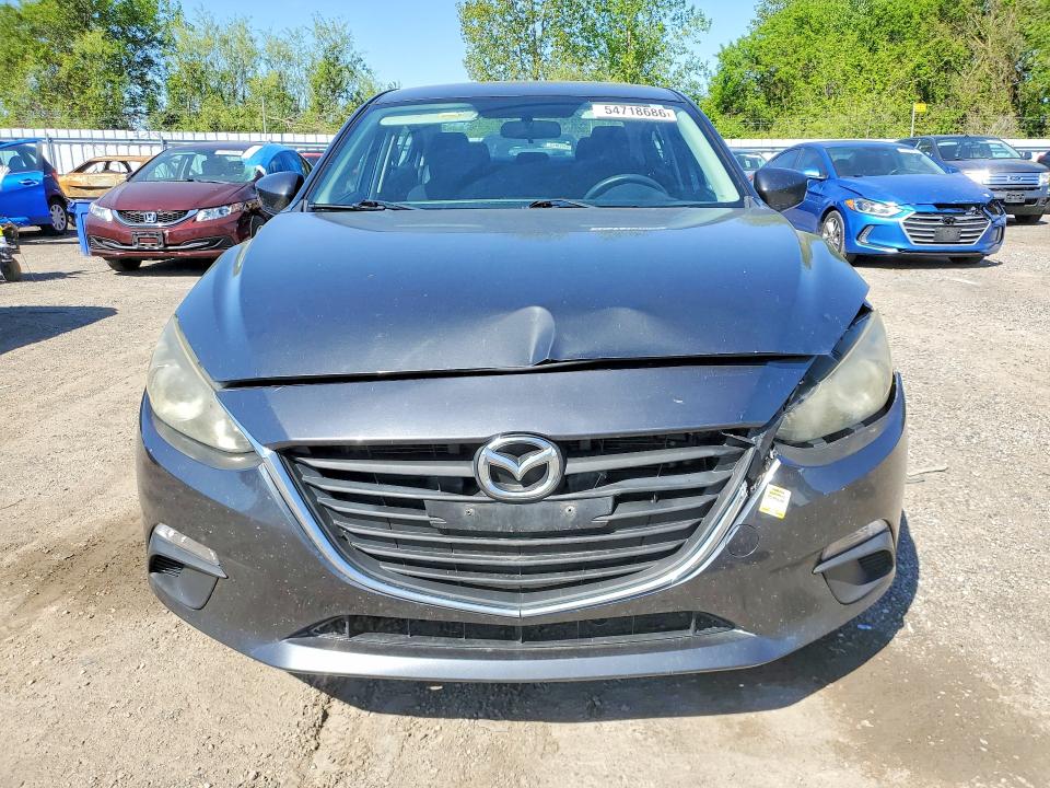 2014 Mazda 3 VIN JM1BM1U73E1166766 COPART salvage auction — FRONT END, On - Permit No Brand - Unfit, sold $2,300 on 2026-07-21 (photo 5)